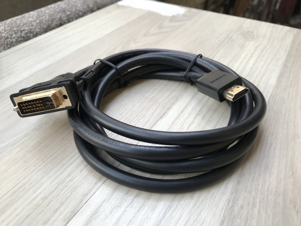 new - Cáp chuyển đổi HDMI to DVI 24+1 dài 1m HD106 Ugreen 30116