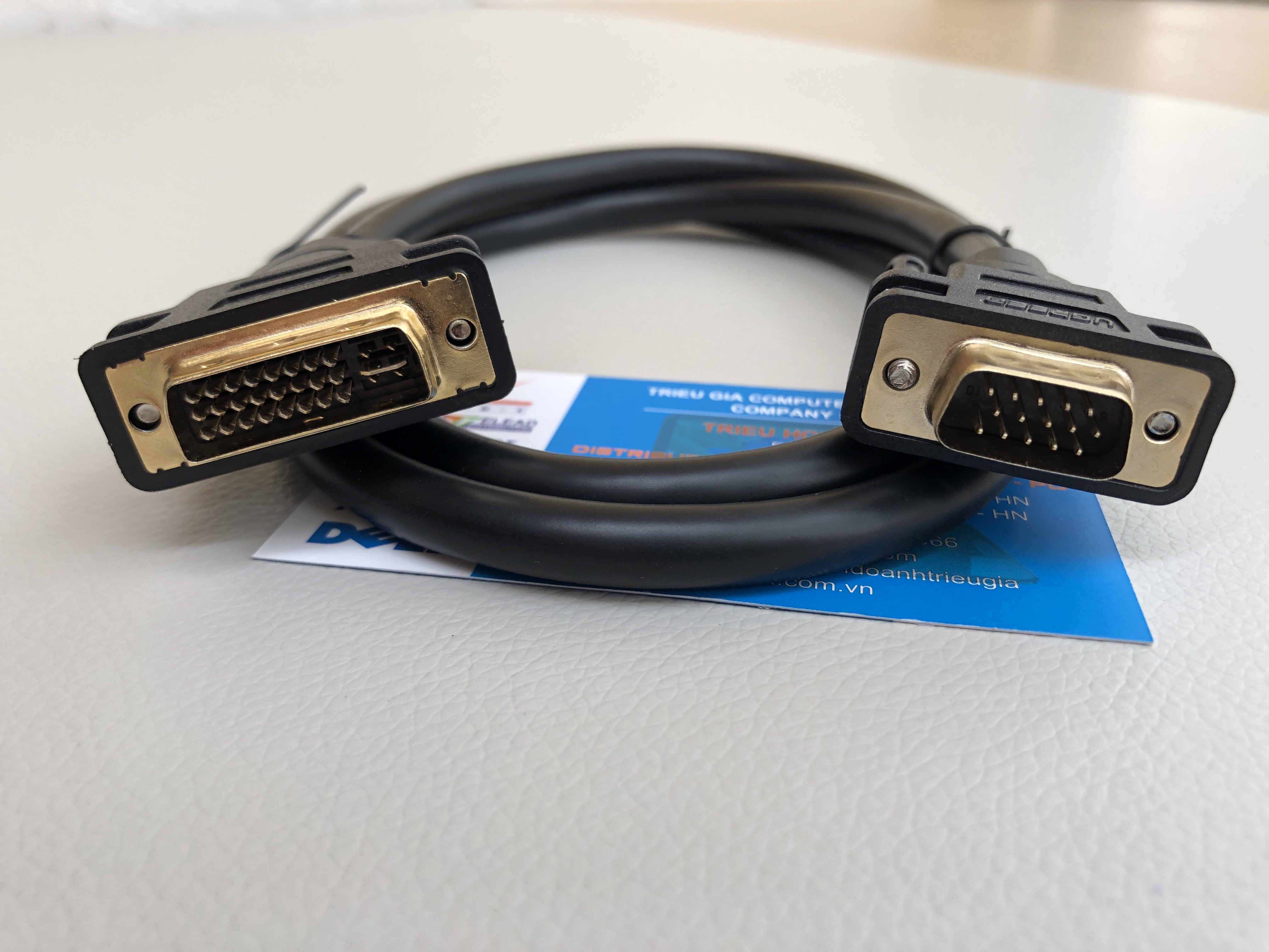 new - Cáp chuyển đổi DVI 24+5 dương sang Vga dương Ugreen 30741