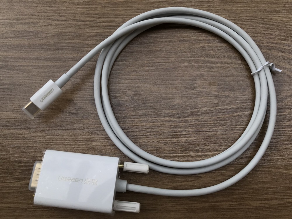 new - Cáp type-C to VGA dài 1,5m Ugreen 30842 cao cấp