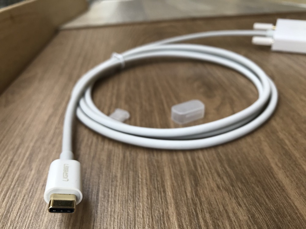 new - Cáp type-C to VGA dài 1,5m Ugreen 30842 cao cấp