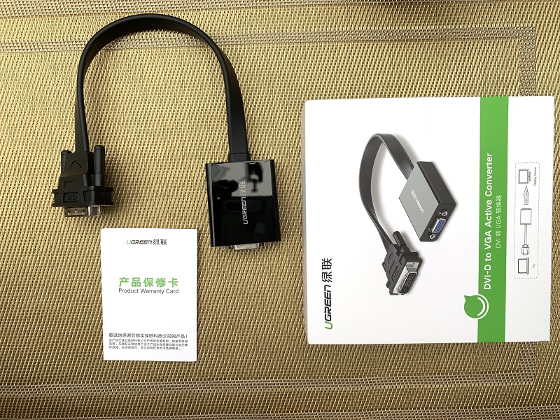 new - Cáp chuyển đổi DVI 24+1 sang VGA Ugreen 40259 cao cấp - Ugreen 40259