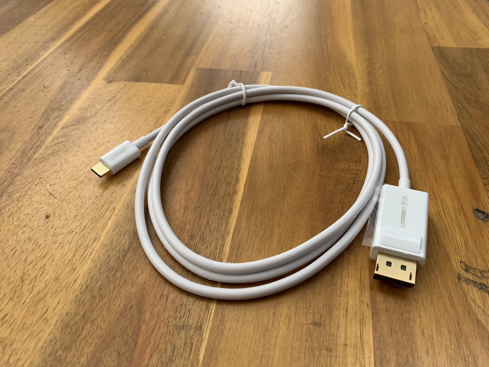 new - Cáp chuyển đổi Type-C to Displayport dài 1,5m Ugreen 40420