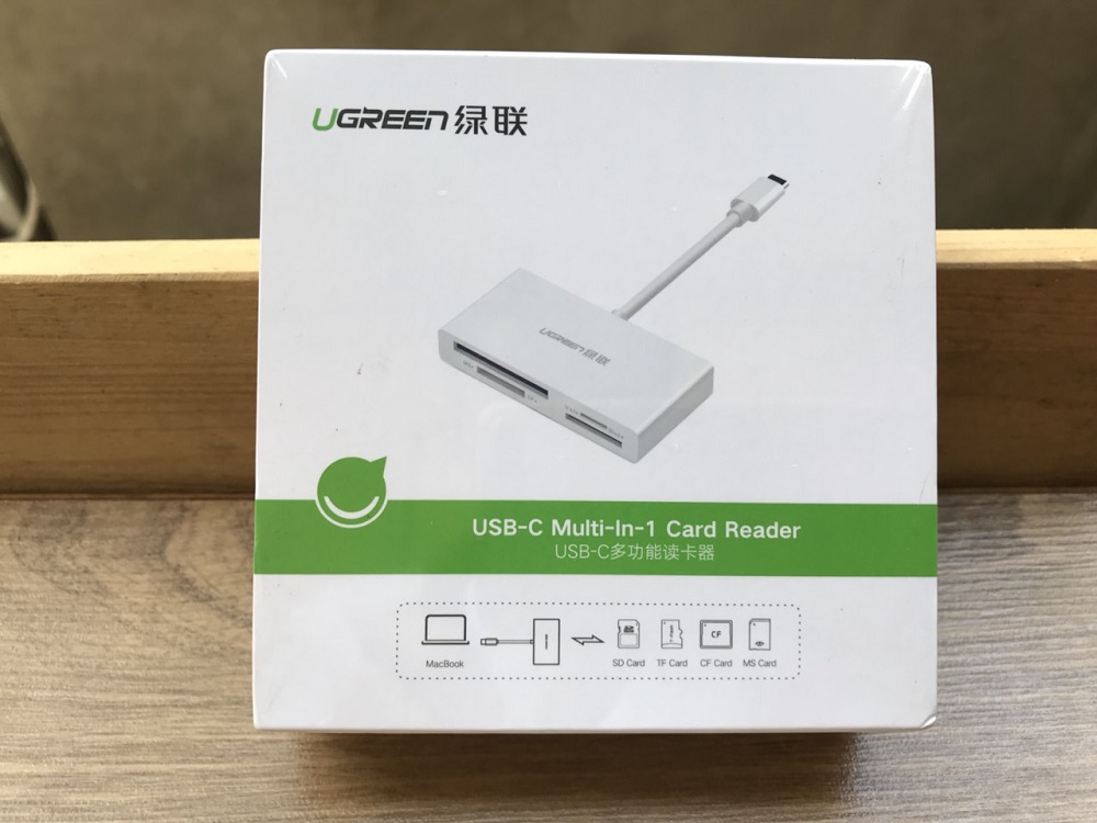new - Đầu Đọc Thẻ Nhớ USB Type-C Ugreen 40745 Cao Cấp