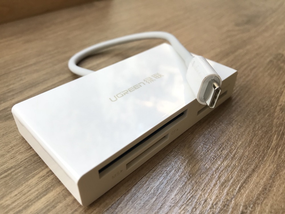 new - Đầu Đọc Thẻ Nhớ USB Type-C Ugreen 40745 Cao Cấp