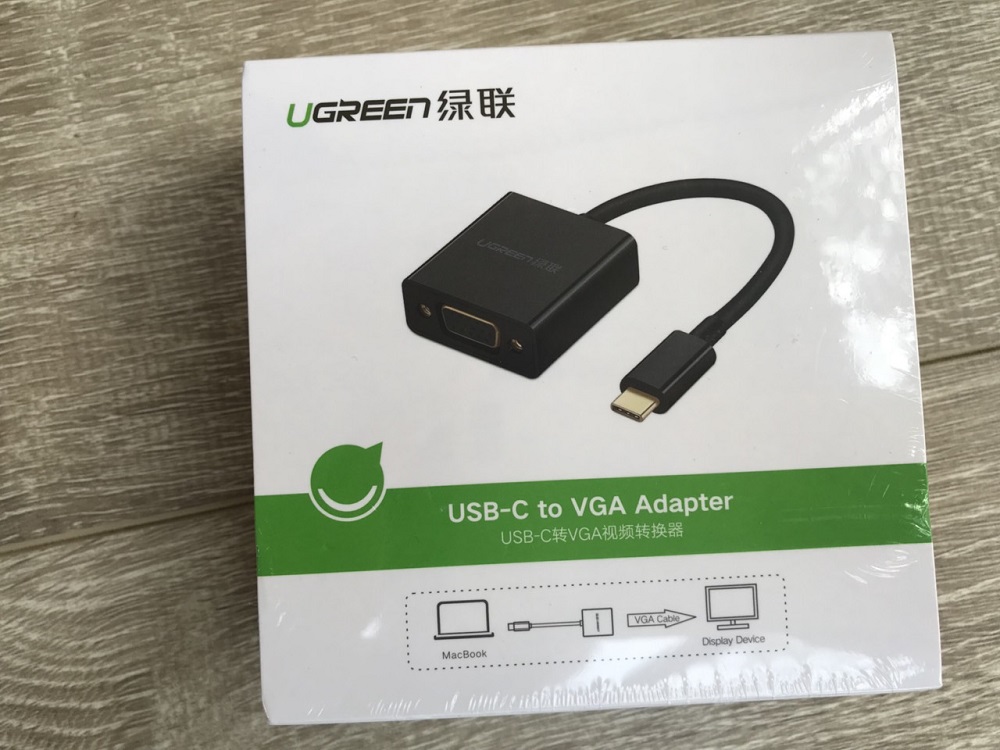 new - Cáp chuyển USB-C to VGA Chính Hãng UGREEN 50250