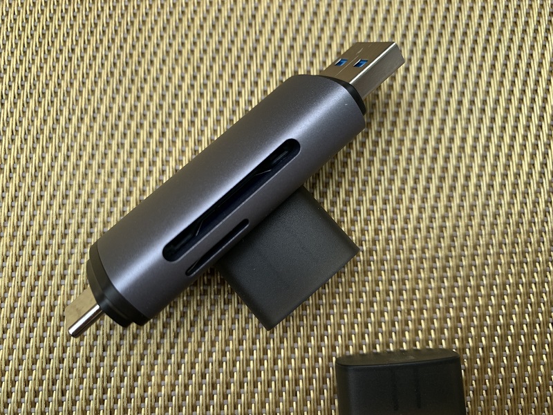 new - Đầu Đọc Thẻ Nhớ SD, TF 2 chuẩn cắm Chân Type-C và USB 3.0 Ugreen 50706 |CM185
