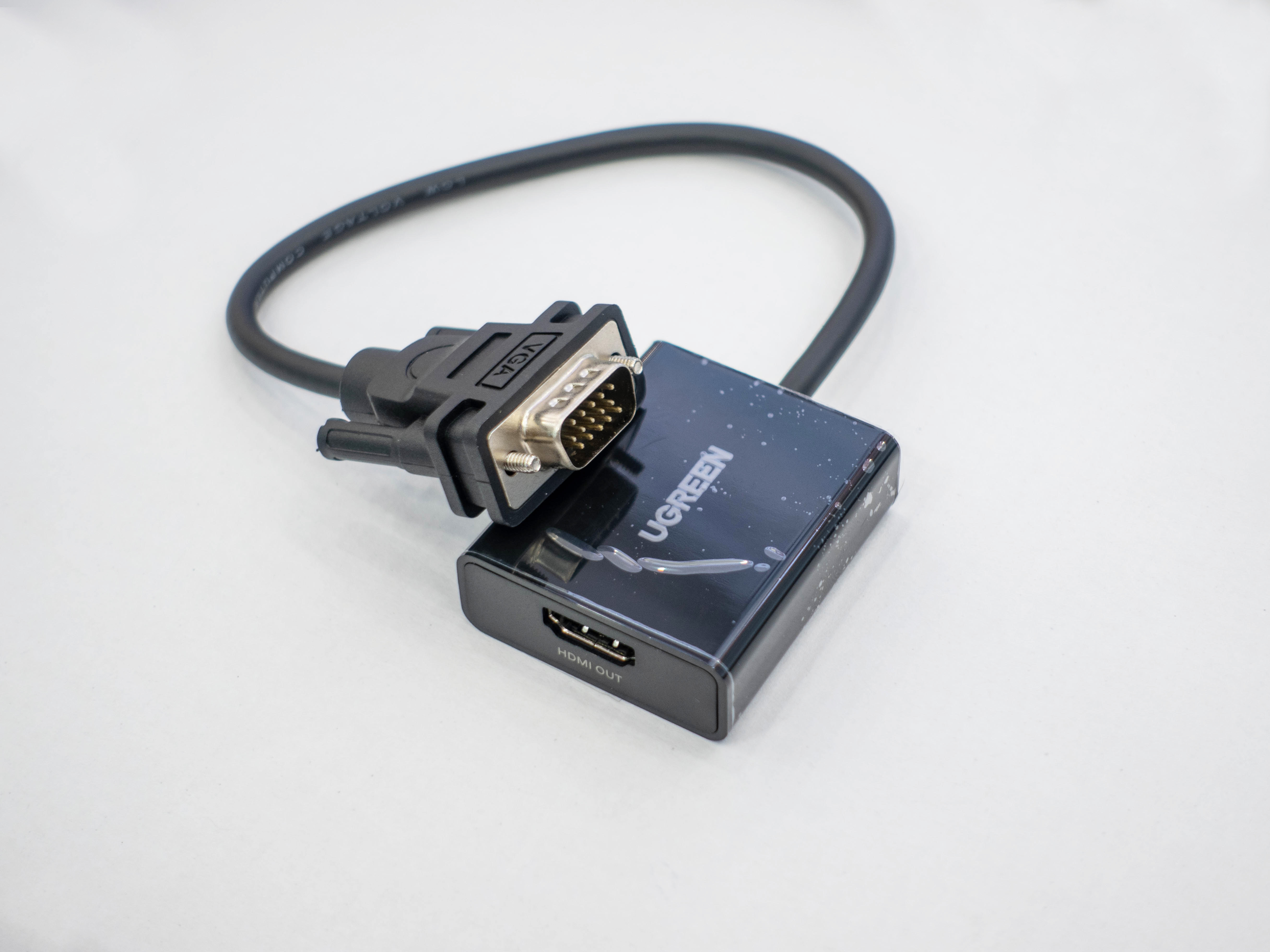Bộ chuyển đổi VGA sang HDMI + Audio 3.5mm UGREEN 60814