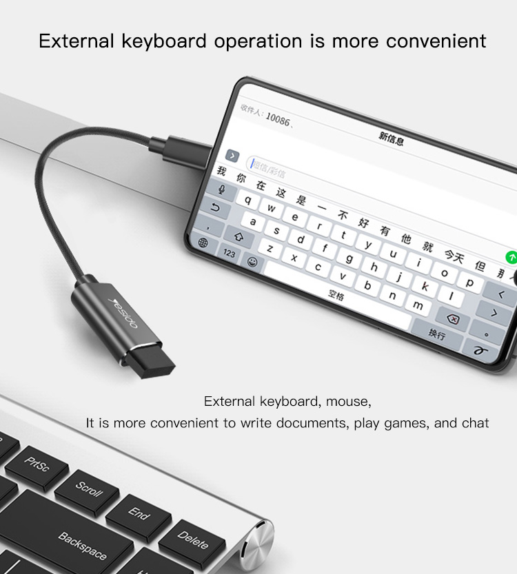  Cáp OTG USB TYPE C to USB 3.0 - Yesido GS01