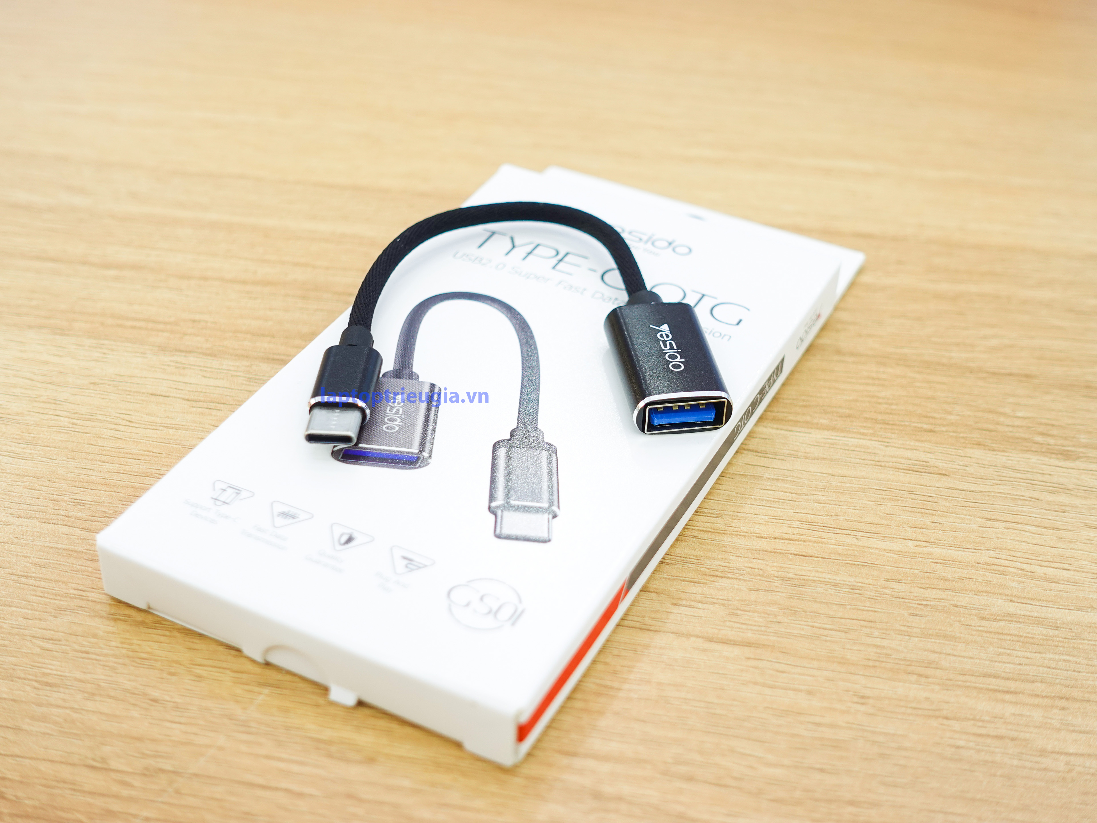  Cáp OTG USB TYPE C to USB 3.0 - Yesido GS01