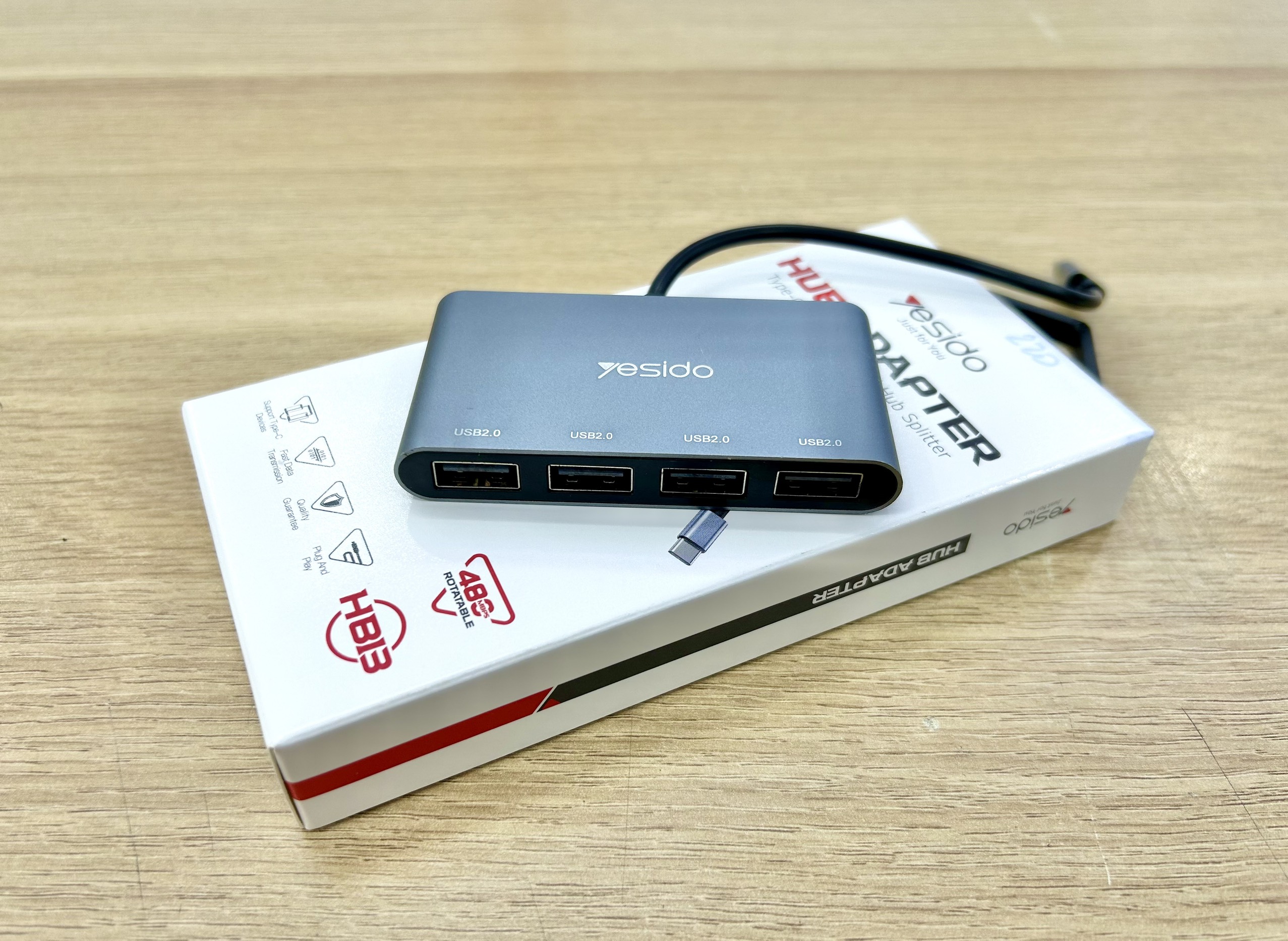 Bộ chuyển đổi Type-C ra USB - Yesido