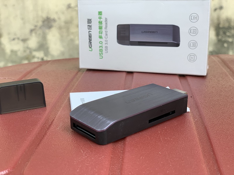 new - Đầu Đọc Thẻ SD/TF/CF/MS Chuẩn USB 3.0 Ugreen 50541