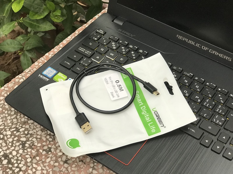 new - Cáp chuyển đổi UGREEN USB ra Mini USB - 10354 - chính hãng