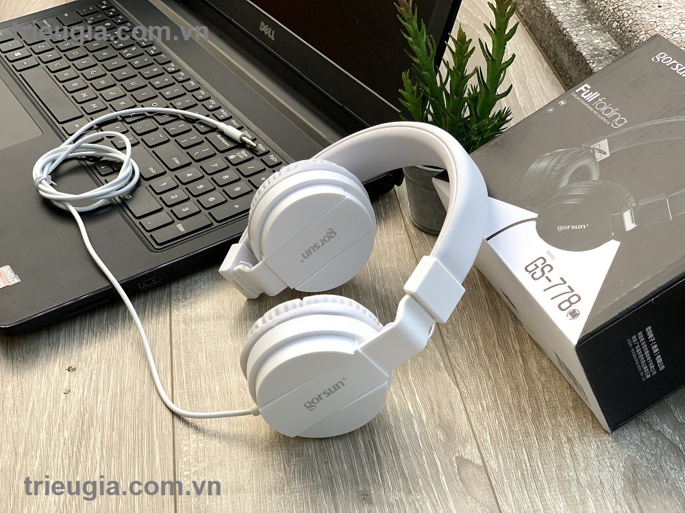 Tai nghe Gorsun GS-778 - Chính hãng - Trắng