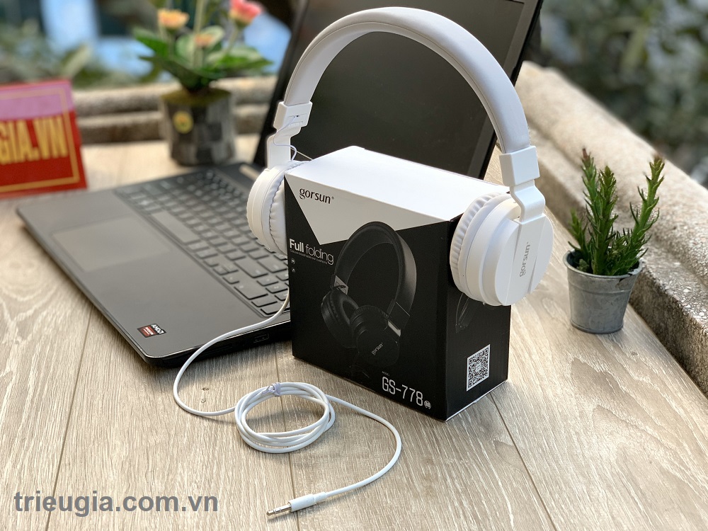 Tai nghe Gorsun GS-778 - Chính hãng - Trắng