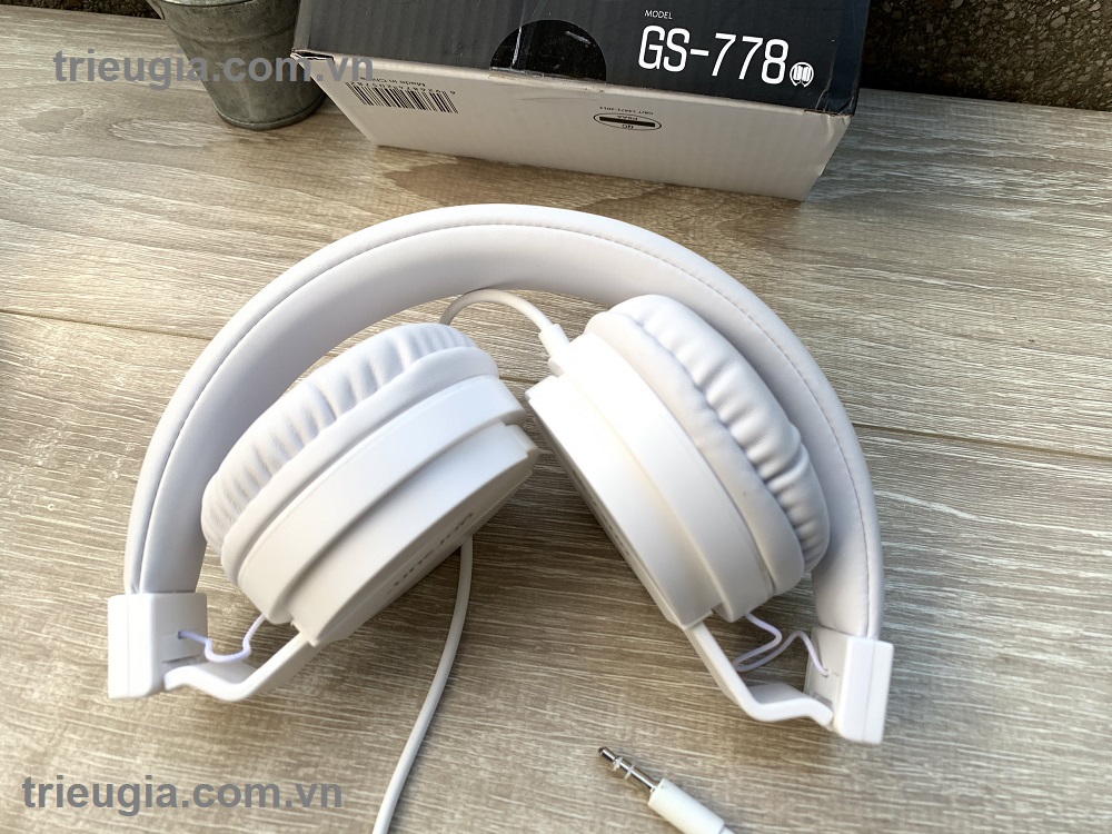 Tai nghe Gorsun GS-778 - Chính hãng - Trắng