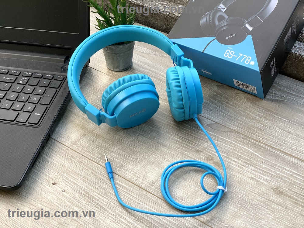 Tai nghe Gorsun GS-778 - Chính hãng - Xanh trời