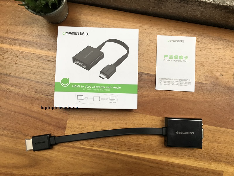 new - Cổng chuyển HDMI ra VGA Ugreen 40248 - Hàng chính hãng